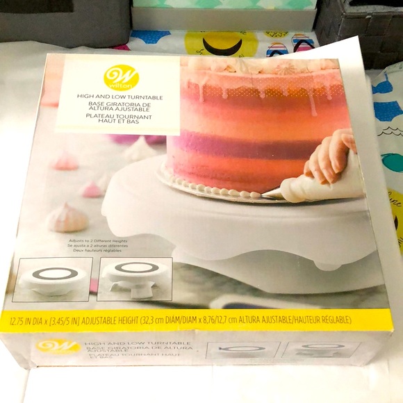 Wilton Party Supplies Nwt High Low Turntable Cake Stand Poshmark